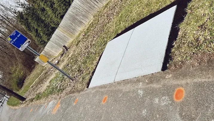 Concrete installation